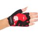 Перчатки для фитнеса женские MARATON черно-красный AI-04-1519, Черно-красный