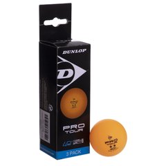 Шарики мячи для настольного тенниса (3 шт) DUNLOP 40+ MT-679320