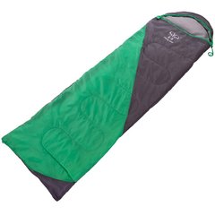 Спальный мешок (220*75 см) серо-зеленый SY-D02, Зелёный