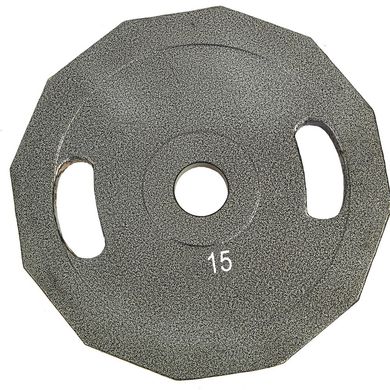 Блины (диски) стальные с хватом 15 кг d-52мм UR Newt NT-5221-15