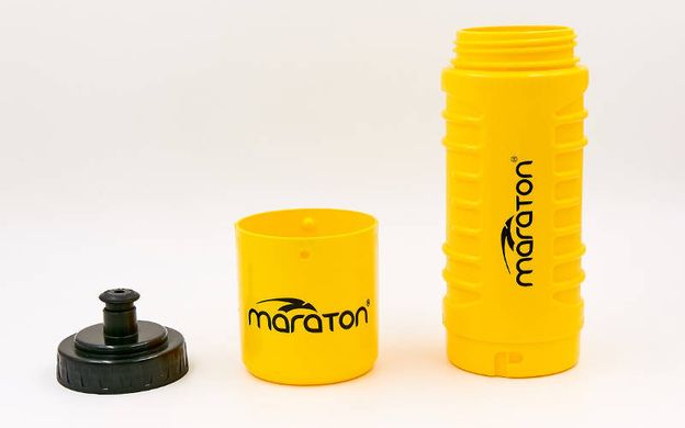 Спортивная бутылка для воды MARATON 500 мл SFB11, Жёлтый