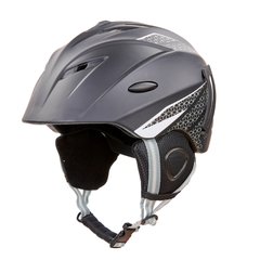 Шлем горнолыжный с механизмом регулировки MOON MS-6287 черный M (55-58)