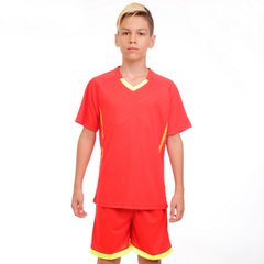 Футбольная форма подростковая Grapple красная CO-7055B, рост 120 Красный