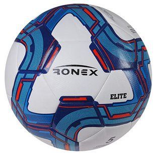 М'яч футбольний гібридний Ronex Elite, синій. Знижки. RHG202307