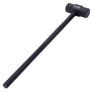 Кувалда сталевий молот для кросфіту GYM HAMMER Zelart TA-0924-5 5кг чорний