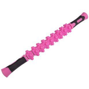 Массажер-палка роликовый антицеллюлитный 9 массажеров Massager Bar Zelart FI-2537 розовый