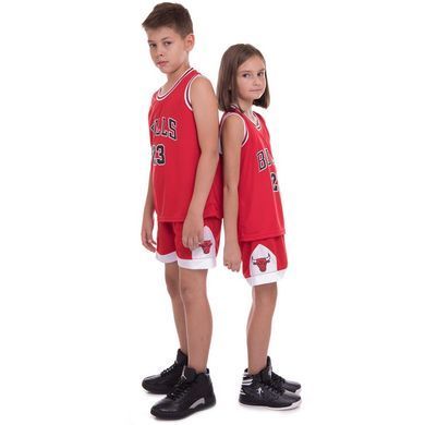 Форма баскетбольная детская NBA клуб Chicago Bulls 23 5351 размер XL цвет белый-красный