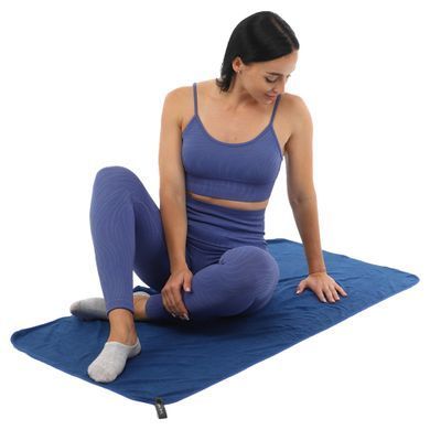 Полотенце спортивное из микрофибры в чехле TERRY TOWEL 4Monster T-EFT-120 цвет серый