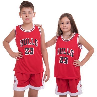 Форма баскетбольная детская NBA клуб Chicago Bulls 23 5351 размер XL цвет белый-красный
