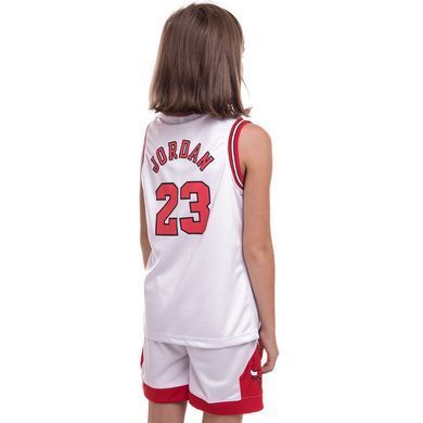 Форма баскетбольная детская NBA клуб Chicago Bulls 23 5351 размер XL цвет белый-красный