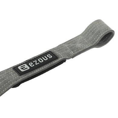 Лямки для тяги LEATHER LIFTING STRAP EZOUS B-07 цвет серый