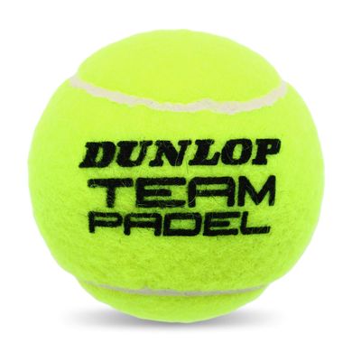 Мячи для большого тенниса DUNLOP TEAM PADEL DL601385 3шт салатовый