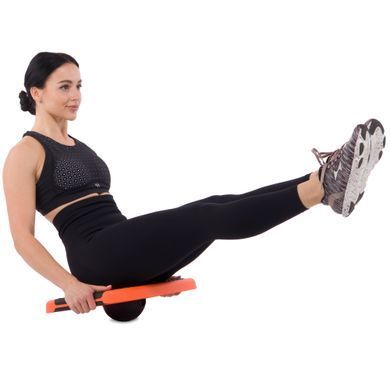 Степ-платформа балансировочная 4 в 1 MULTIFUNCTIONAL STEP Zelart FI-3996 53x36x14см черный-оранжевый