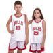 Форма баскетбольная детская NBA клуб Chicago Bulls 23 5351 размер XL цвет белый-красный