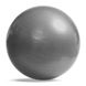 Мяч гимнастический для фитнеса глянцевый 75 см серый 5415-7GR