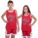 Форма баскетбольная детская NBA клуб Chicago Bulls 23 5351 размер XL цвет белый-красный
