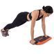Степ-платформа балансировочная 4 в 1 MULTIFUNCTIONAL STEP Zelart FI-3996 53x36x14см черный-оранжевый