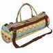 Сумка для йога коврика KINDFOLK Yoga bag Zelart FI-6969-3 бежевый-голубой