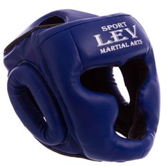 Шлем для бокса с полной защитой LEV Стрейч (СКИДКА НА р.S) синий UR LV-4294