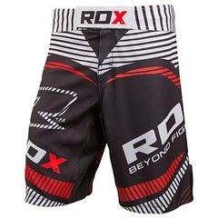 Шорты для единоборств MMA черно-красные RDX015-L
