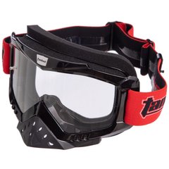 Очки для мотоцикла Tanked прозрачный визор TG750-1, Черный