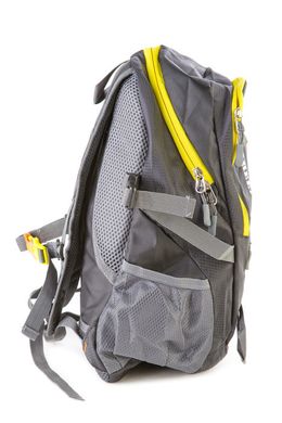 Спортивный рюкзак для подростков GREEN CAMP 20л GC-208, Серо-желтый