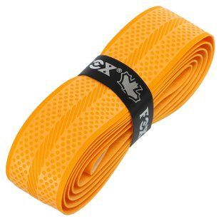 Обмотка на ручку ракетки для бадминтона Grip FOX PU-221 цвет оранжевый