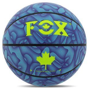 М'яч баскетбольний PU FOX BA-8711 колір блакитний