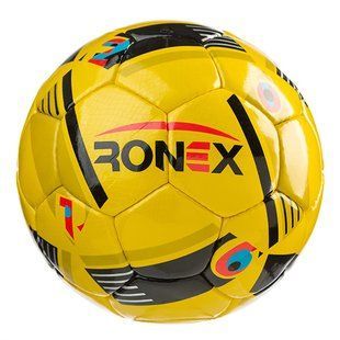 Мяч футбольный CordlySnake Ronex (AD16), желто/черный. Скидки. RX1-CRS1