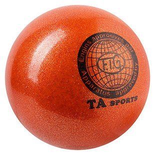 Мяч гимнастический d-16см 280гр TA SPORT оранжевый TA280-6