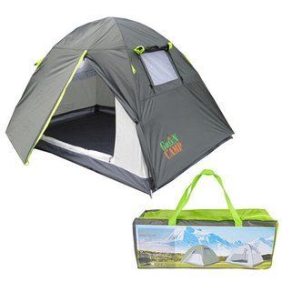 Намет чотиримісний легкий двошаровий 3-4 людини GreenCamp GC1668/N4