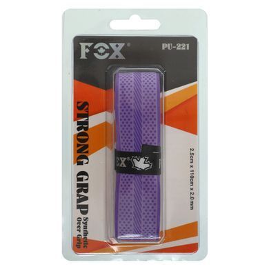 Обмотка на ручку ракетки для бадминтона Grip FOX PU-221 цвет оранжевый