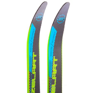 Лыжи беговые ZELART 140 см с палками 120 см SK-0881-140B, Синий