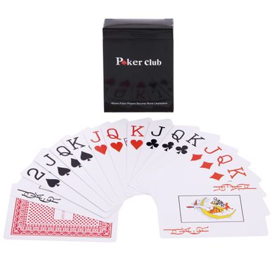 Карты игральные покерные Zelart IG-6010 POKER CLUB 54 карты