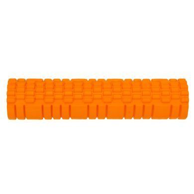 Ролер масажний циліндр (ролик мфр) 61см Grid Combi Roller Zelart FI-6673 колір помаранчевий