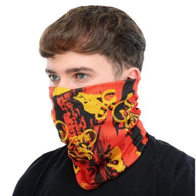Бафф мультифункциональная повязка Buff HEAD GEAR Zelart MS-9287 цвет разные цвета