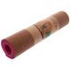 Фитнес коврик для йоги пробковый каучуковый 6 мм FI-2433, Розовый