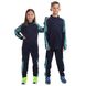 Спортивный костюм для тренировок по футболу детский LD-2006T, рост 125-135 Темно-сине-зеленый