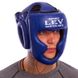 Шлем для бокса с полной защитой LEV Стрейч синий UR LV-4294