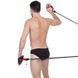 Тренажер для плавання з лопатками для тренування гребка MadWave DRY TRAINING M077103400W опір 5,4-14,1кг чорний-червоний