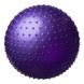 Мяч массажный для фитнеса фитбол 85 см фиолетовый 5415-4V