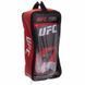 Перчатки боксерские на липучке PU UFC PRO Compact UHK-69999 L красный-черный