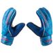 Вратарские перчатки с защитой пальцев Latex Foam REUSCH синие GGRH (OF), 6
