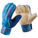Вратарские перчатки с защитой пальцев Latex Foam REUSCH синие GGRH (OF), 6