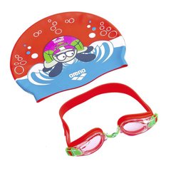 Набор для плавания детский очки и шапочка ARENA AWT MULTI AR-92413, Оранжевый