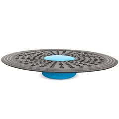 Диск балансировочный балансборд с регулировкой высоты BALANCE BOARD Zelart FI-7214 41см черный-голубой