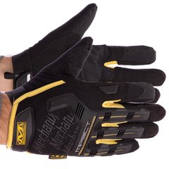Закрытые перчатки тактические MECHANIX BC-5629, XL Черно-желтый