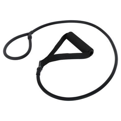 Эспандер трубчатый с ручками и лямками для ног BODY SHAPER Zelart 10046 цвет черный