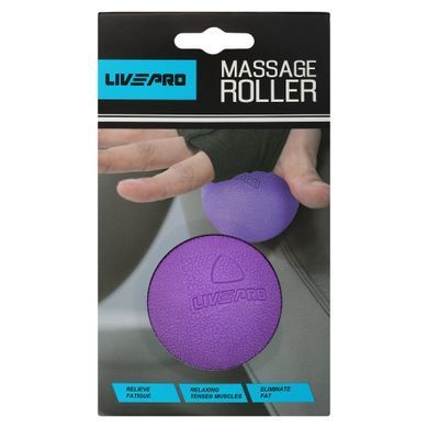 М'яч масажний для МФР LiveUp LP8501 колір фіолетовий