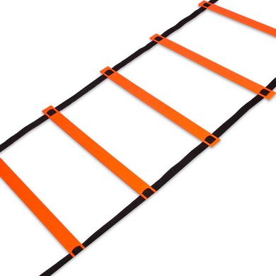 Координационная лестница (дорожка) для футбольных тренировок 6м оранжевая C-4606, Оранжевый